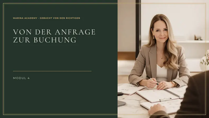 KI-generiertes Bild: Modul 4: Von der Anfrage zur Buchung – Kennenlerngespräch mit Brautpaaren